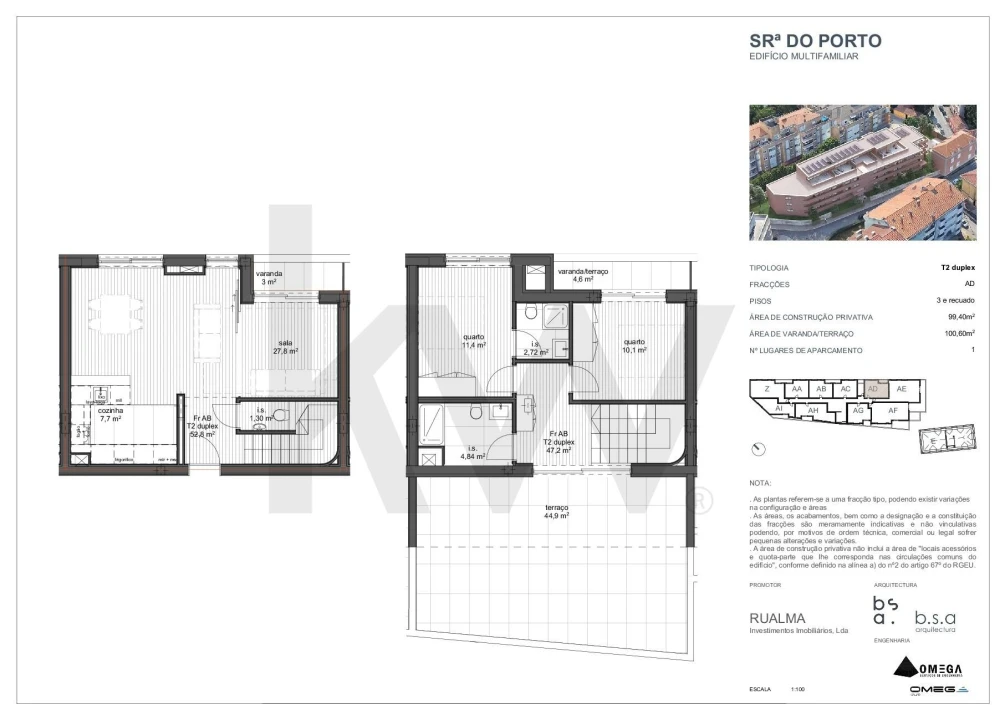 Apartamento T2 para Venda em Ramalde Foto 10