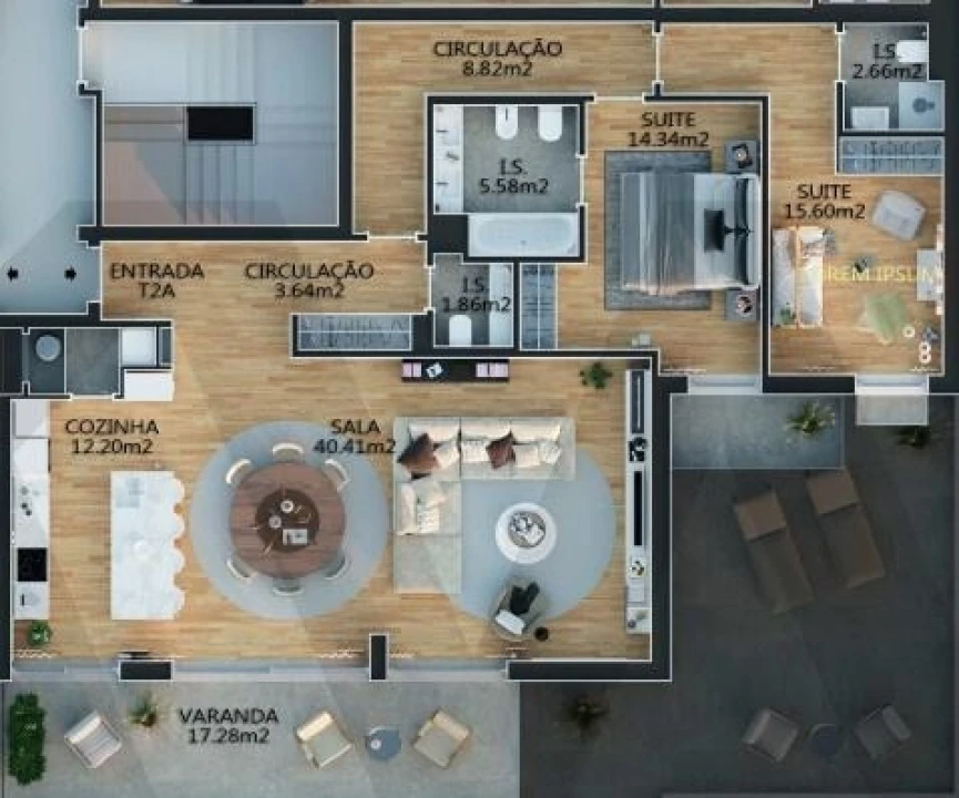 Apartamento T2 para Venda em Campolide Foto 13