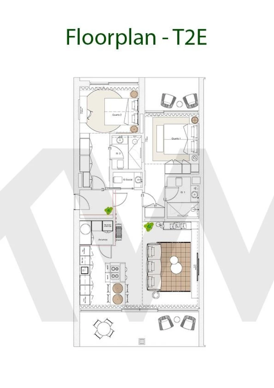 Apartamento T2 para Venda em Altura Foto 28