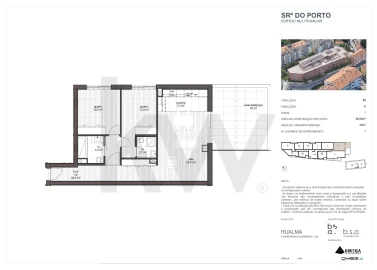 Apartamento T2 para Venda em Ramalde