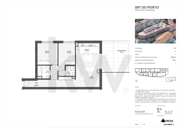 Apartamento T2 para Venda em Ramalde Foto 10