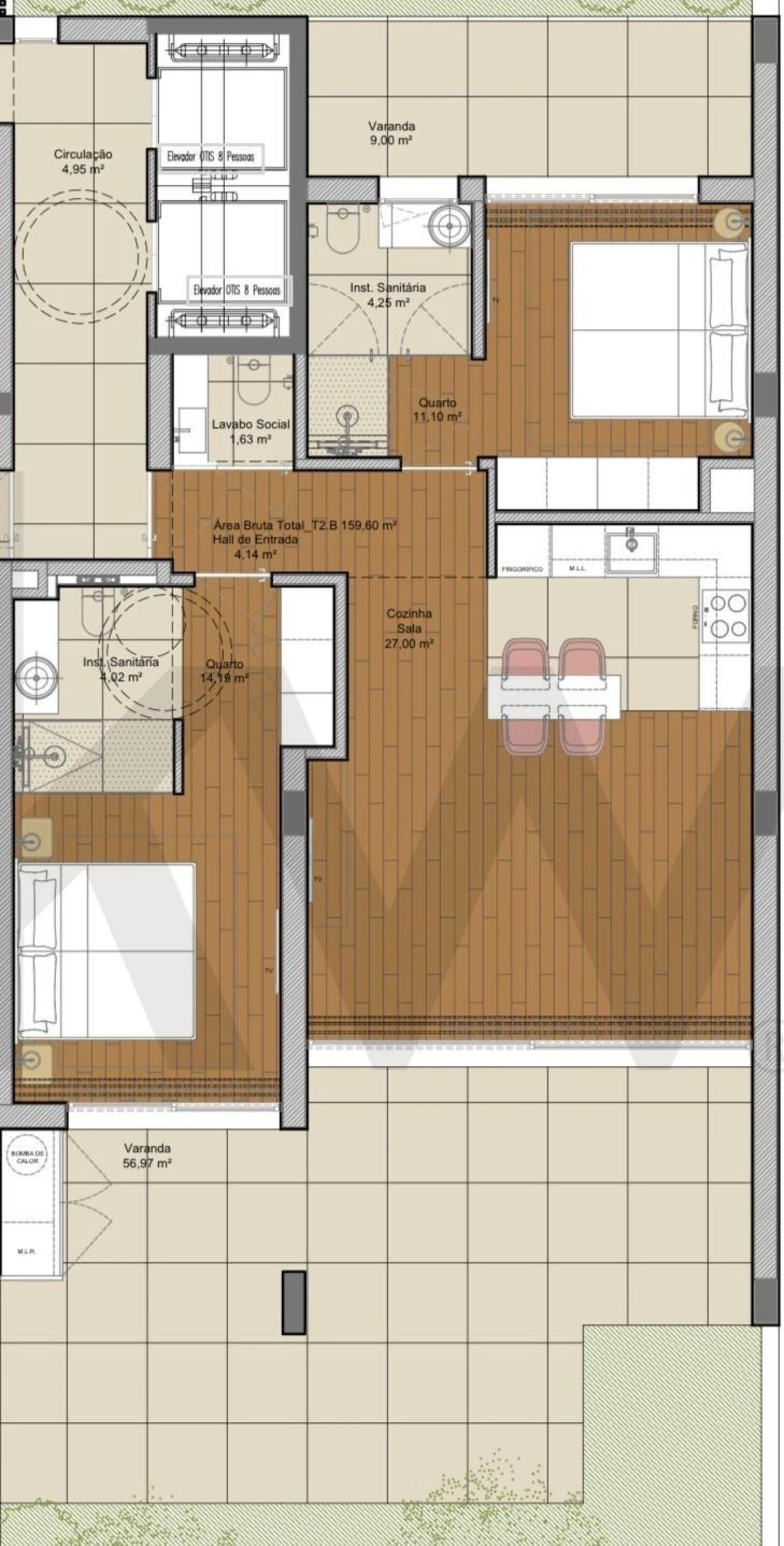 Apartamento T2 para Venda em São Martinho Foto 9