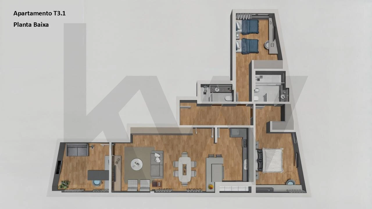 Apartamento T3 para Venda em Rio de Mouro Foto 9