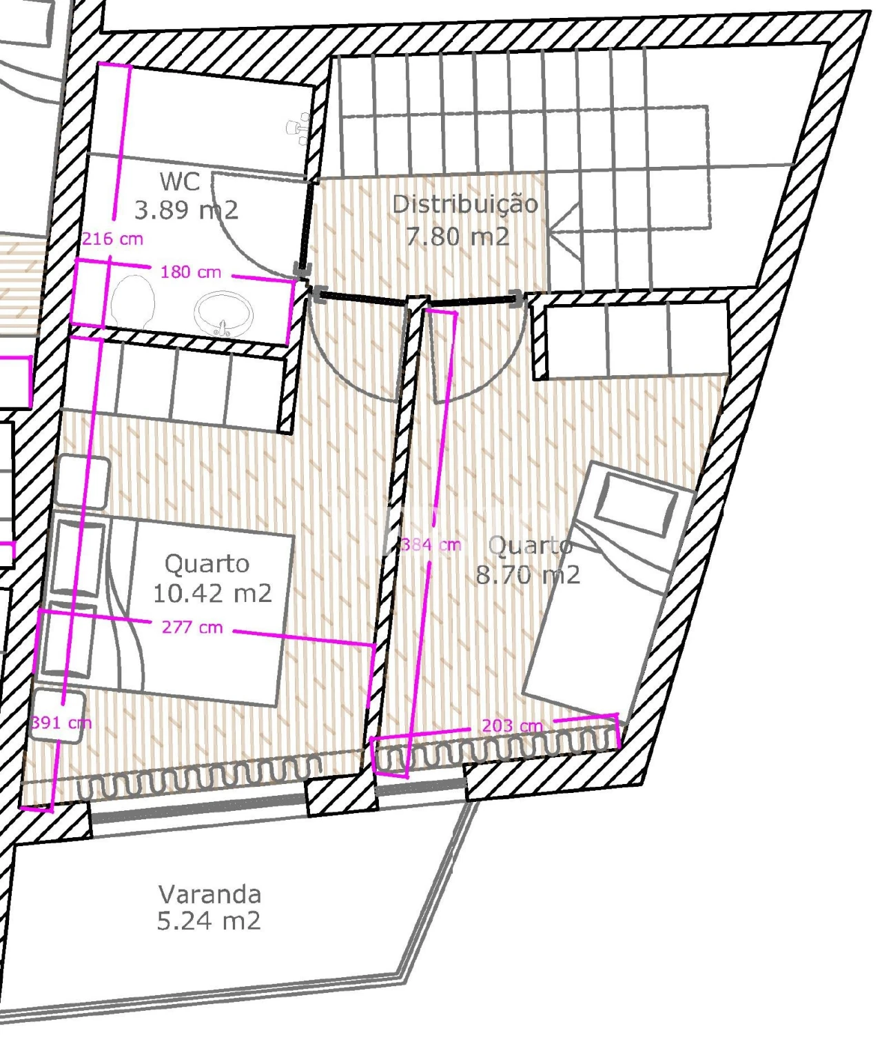 Moradia T2 para Venda em Lamas Foto 17