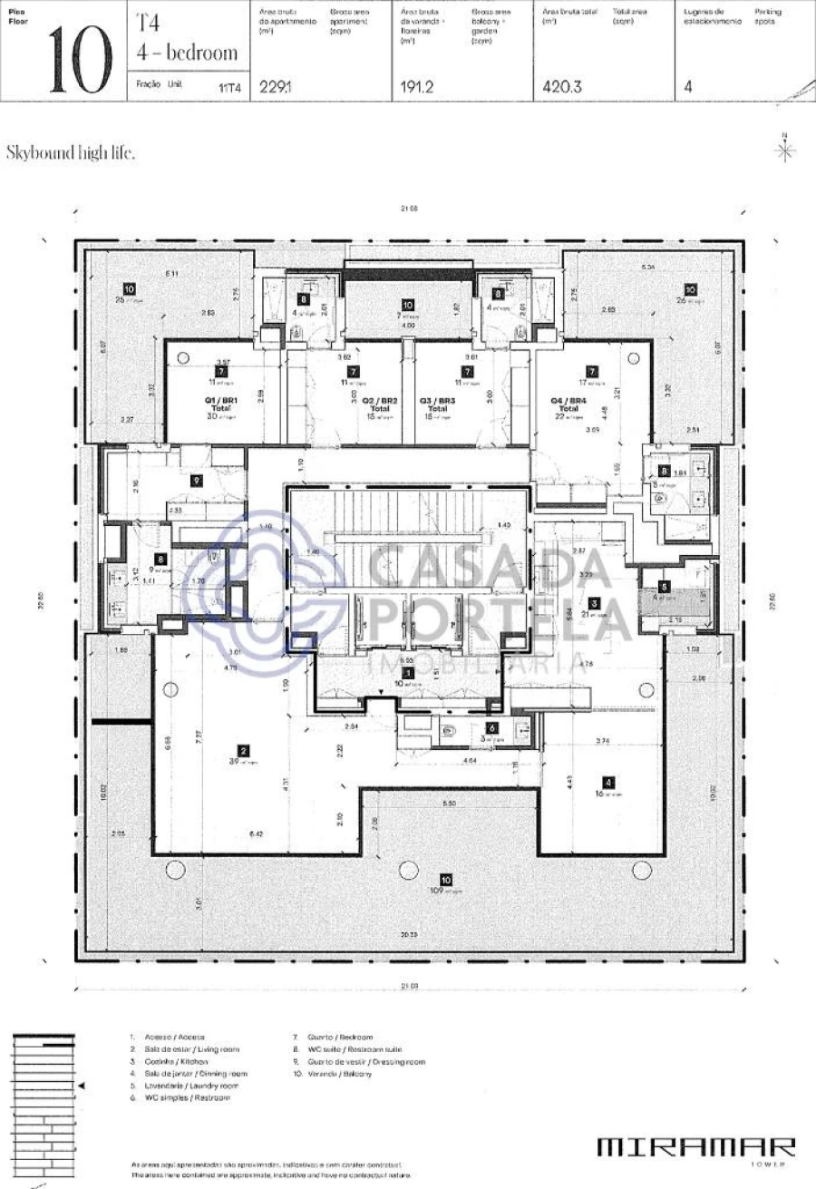 Apartamento T4 para Venda em Aldoar, Foz do Douro e Nevogilde Foto 45