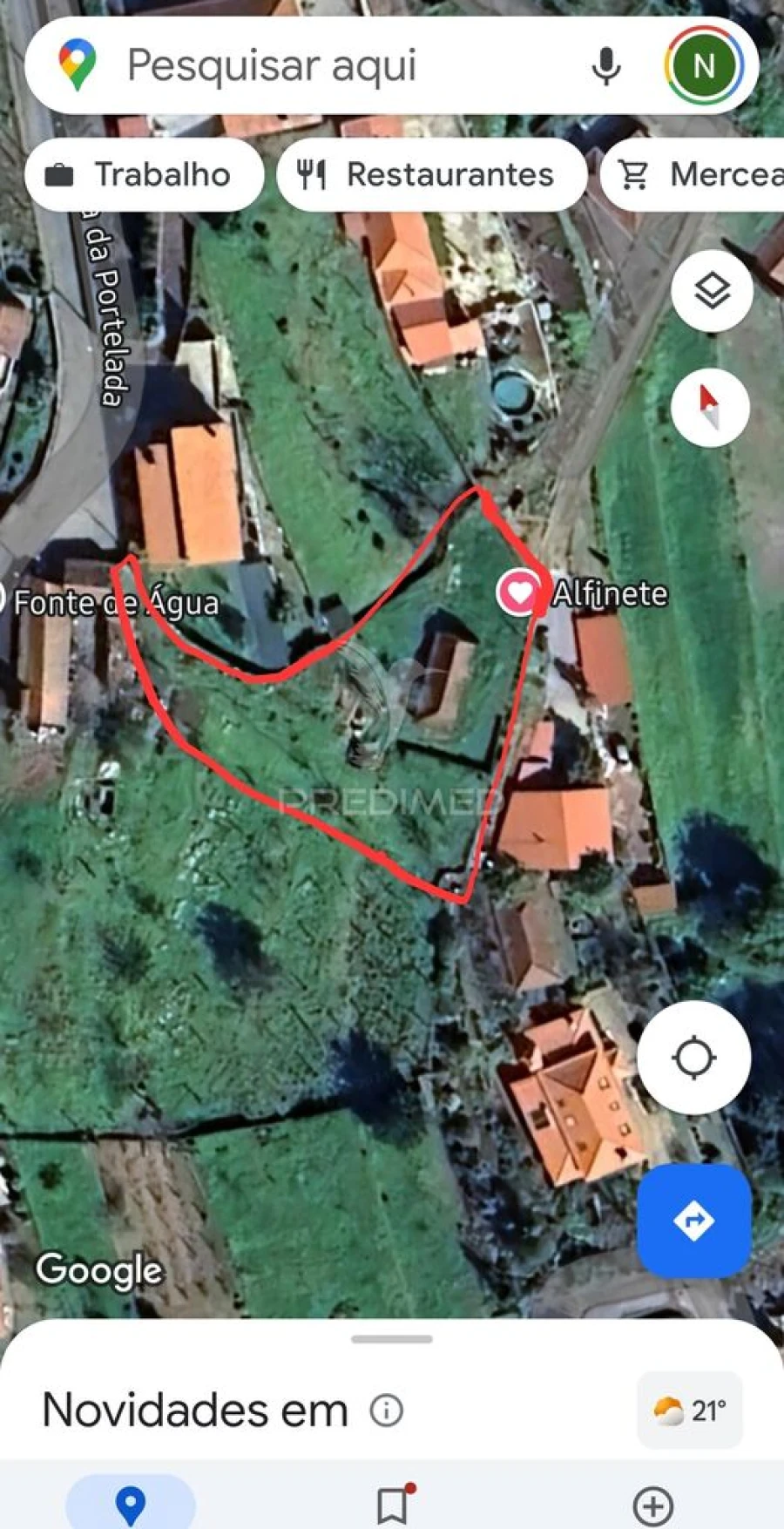 Terreno para Venda em Lamelas e Guimarei Foto 13