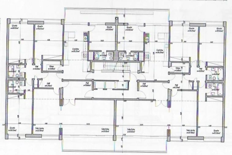 Apartamento T4 para Arrendamento em Santo António Planta 1