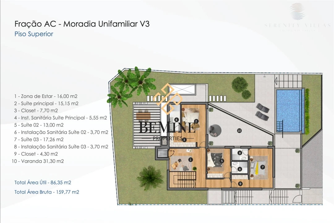 Moradia T3 para Venda em Caniço Foto 17