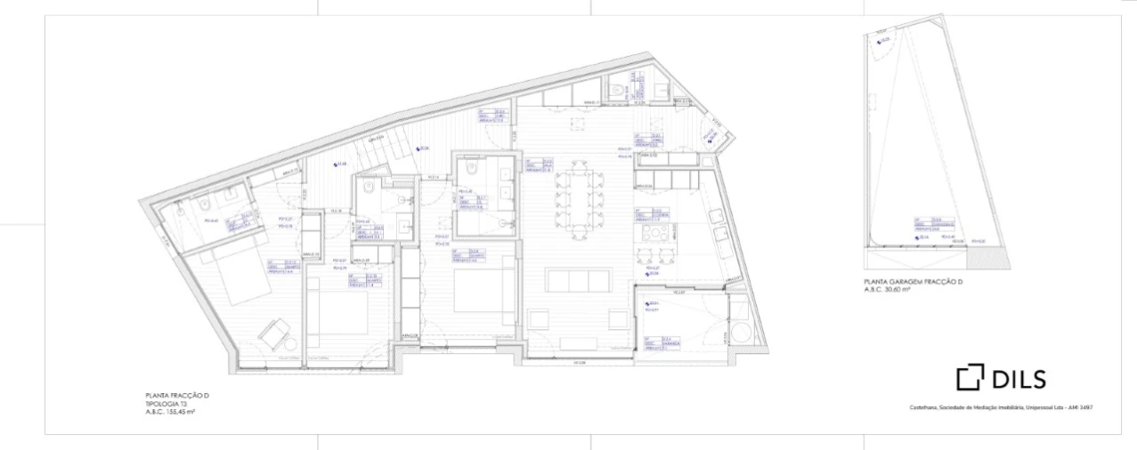 Apartamento T3 para Venda em Lordelo do Ouro e Massarelos Planta 1