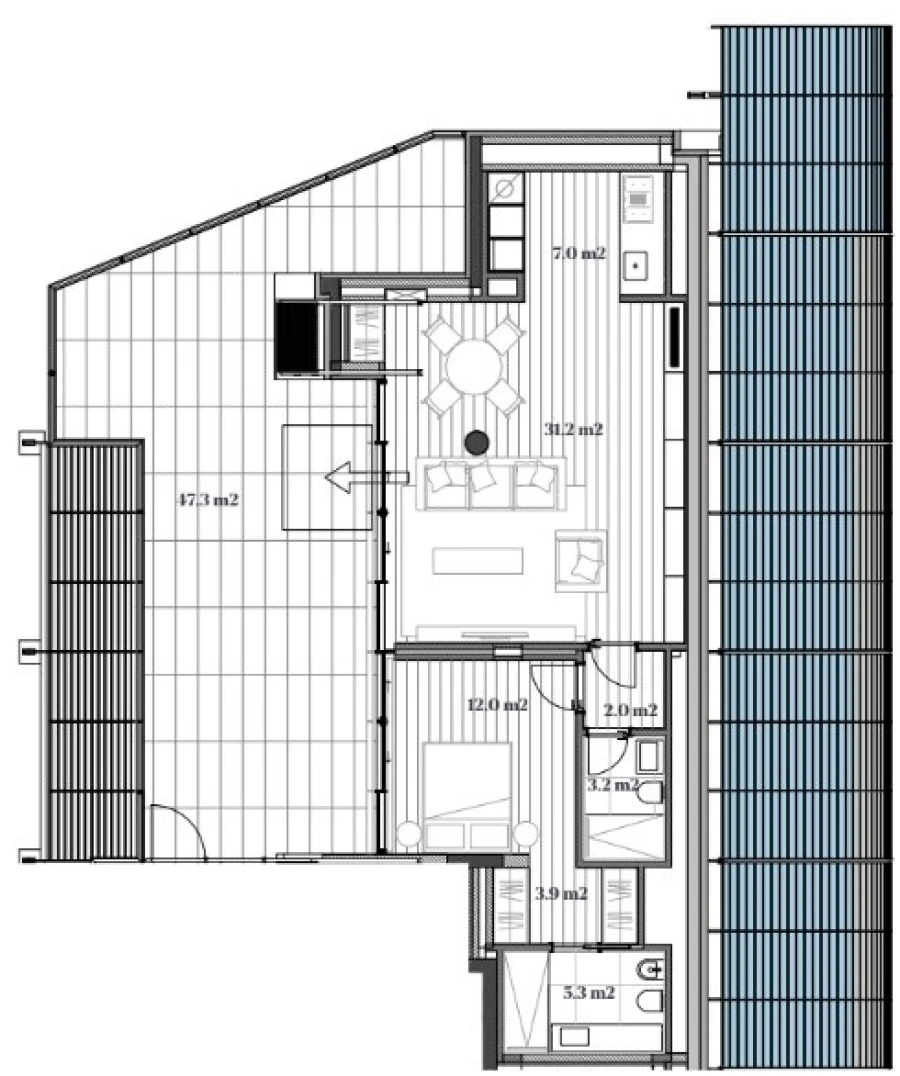 Apartamento T1 para Venda em Marvila Planta 1