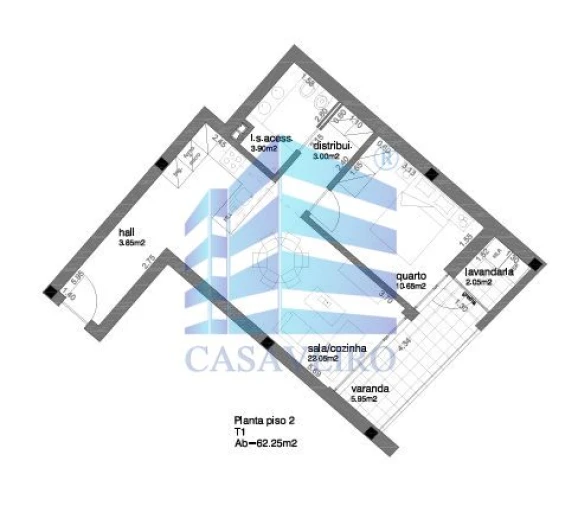 Apartamento T1 para Venda em Aradas Foto 5