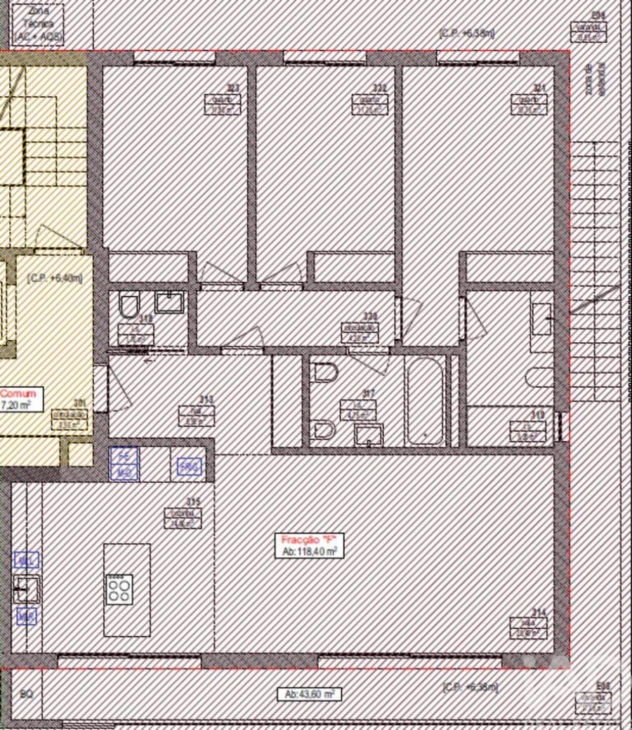 Apartamento T3 para Venda em Mexilhoeira Grande Foto 3