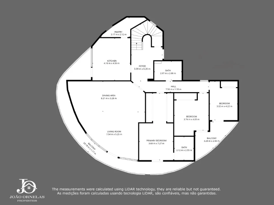 Moradia T3 para Venda em São Gonçalo Planta 3