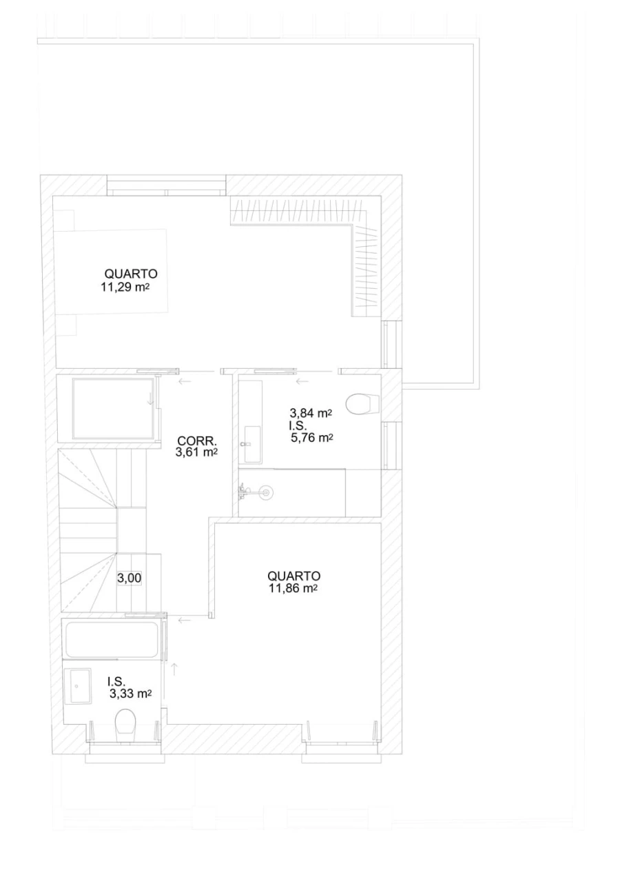 Moradia T3 para Arrendamento em Campolide Foto 37