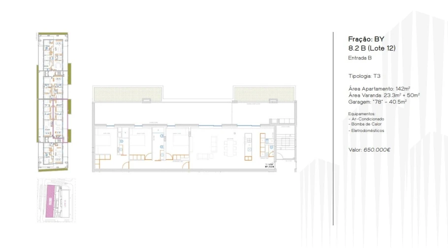 Apartamento T4 para Venda em Ramalde Planta 1
