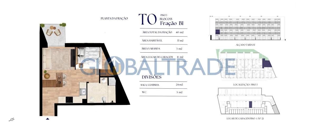 Apartamento T0 para Venda em Bonfim Foto 20