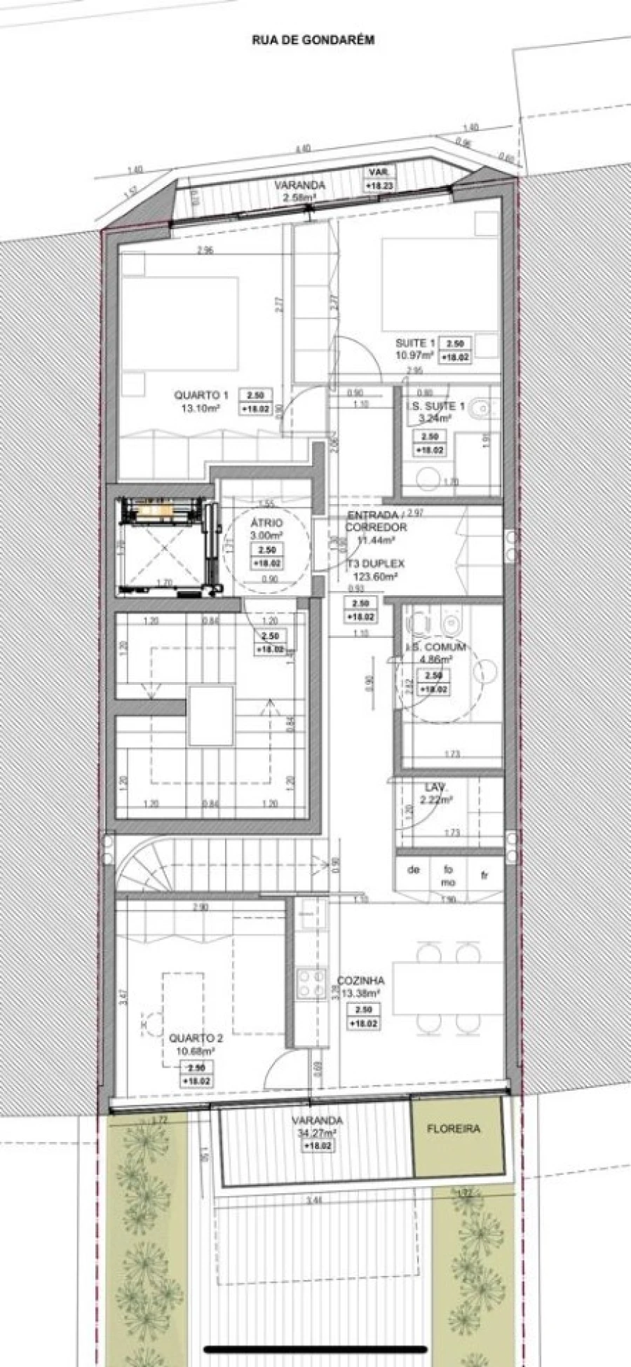 Apartamento T3 para Venda em Aldoar, Foz do Douro e Nevogilde Planta 1
