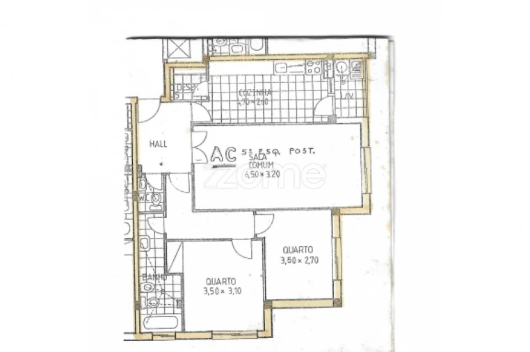 Apartamento T2 para Arrendamento em Mafamude e Vilar do Paraíso Foto 27