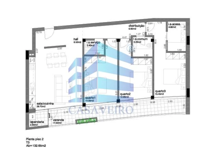Apartamento T3 para Venda em Aradas Foto 16