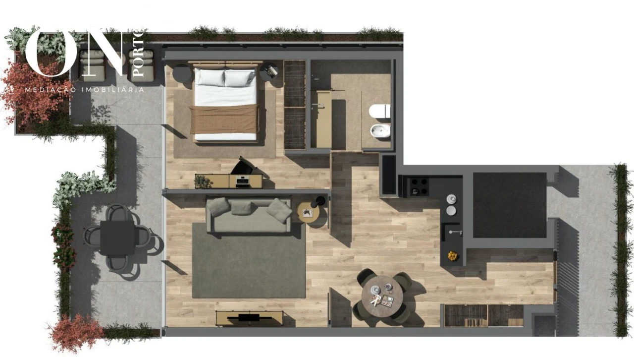 Apartamento T1 para Venda em São Mamede de Infesta e Senhora da Hora Foto 4