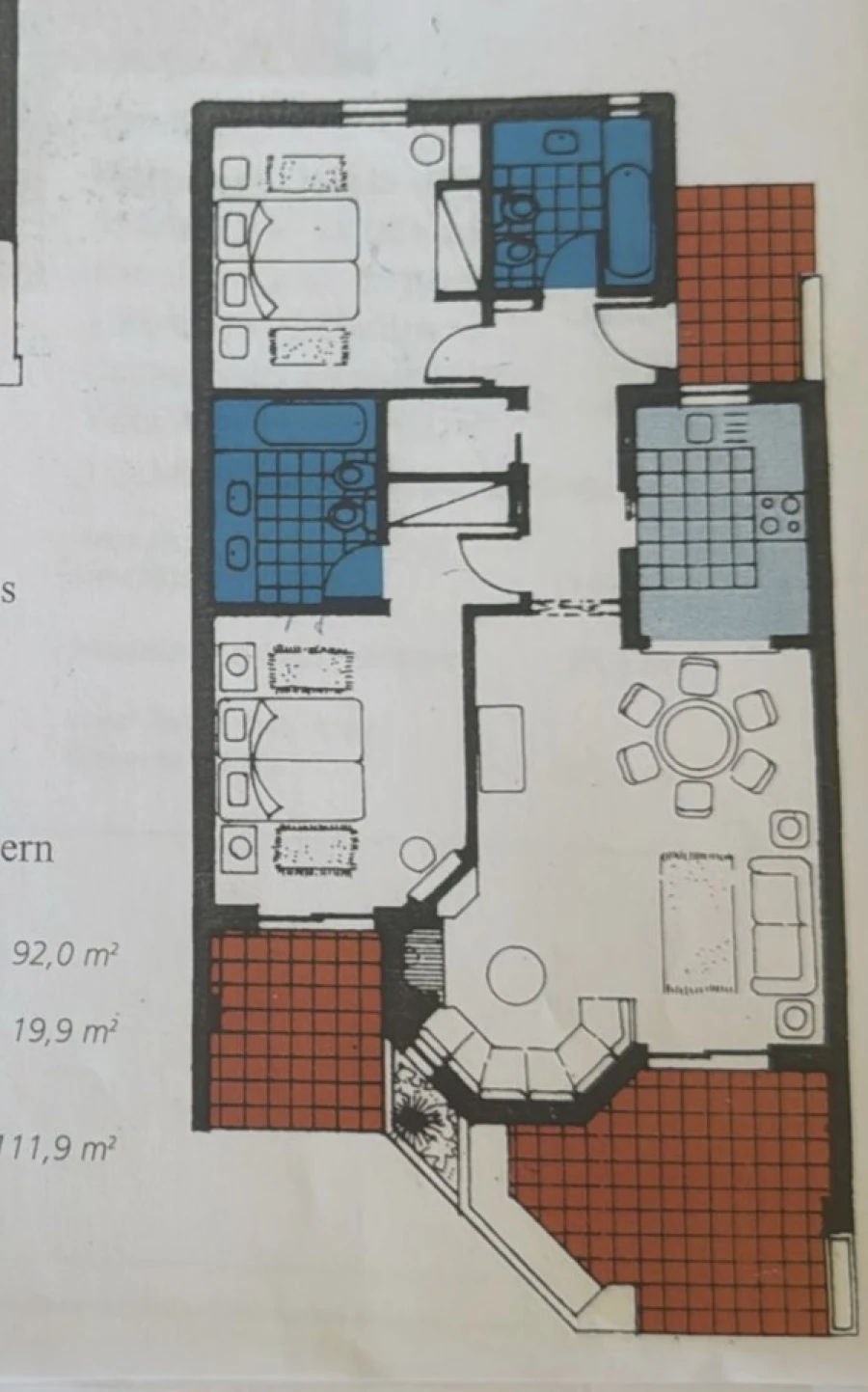 Apartamento T2 para Venda em Albufeira e Olhos de Água Planta 1