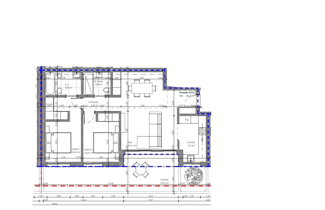 Apartamento T2 para Venda em Conceição e Cabanas de Tavira Foto 15