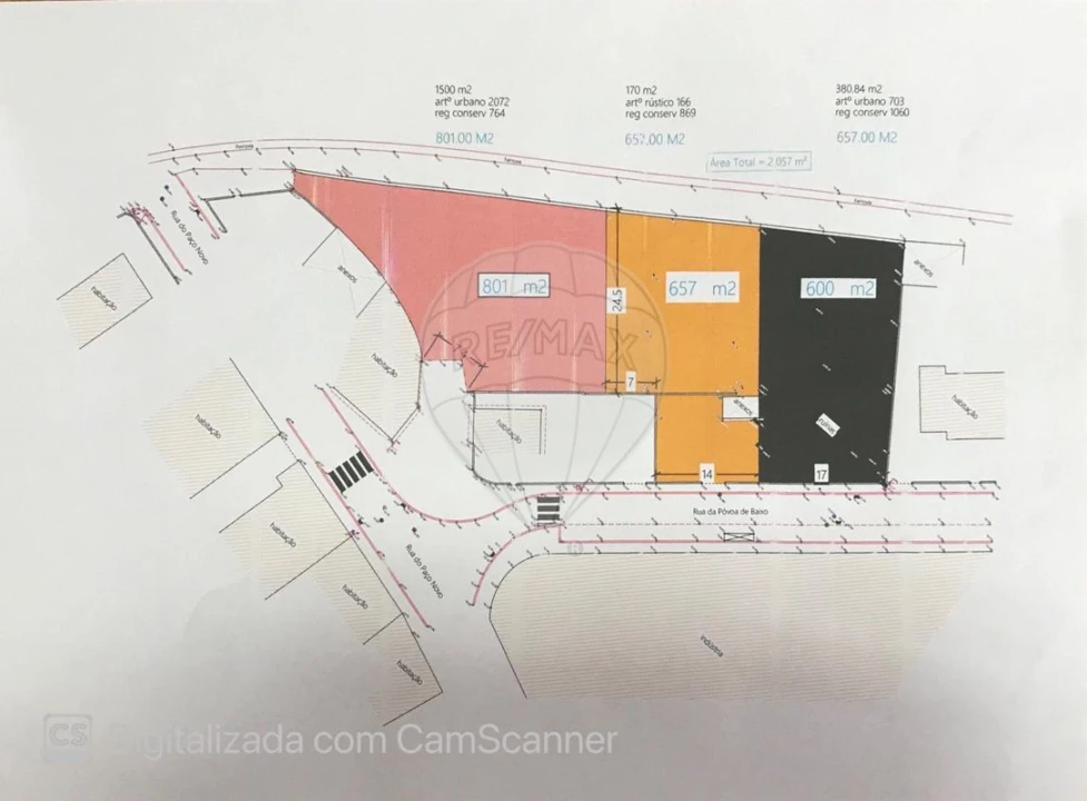 Terreno para Venda em Paços de Brandão Foto 1
