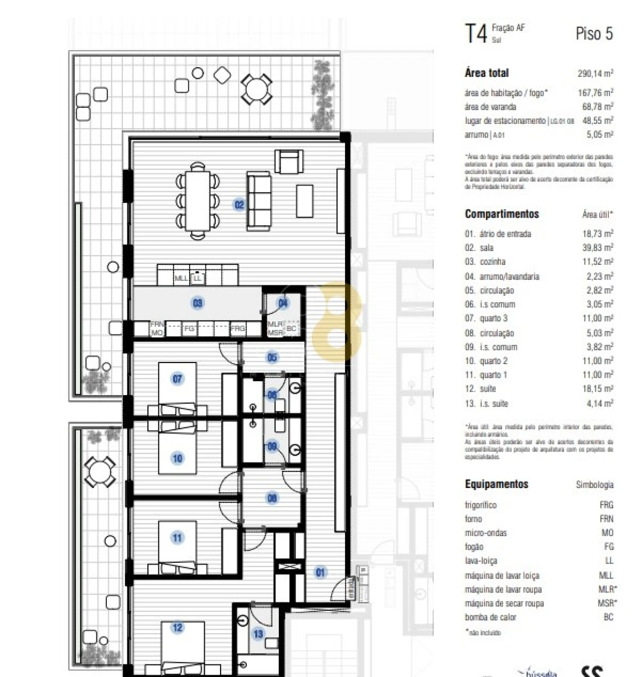 Apartamento T4 para Venda em Canidelo Foto 21