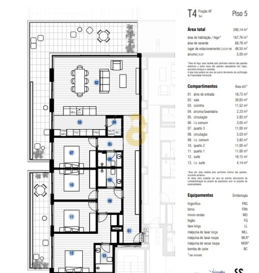Apartamento T4 para Venda em Canidelo Foto 21