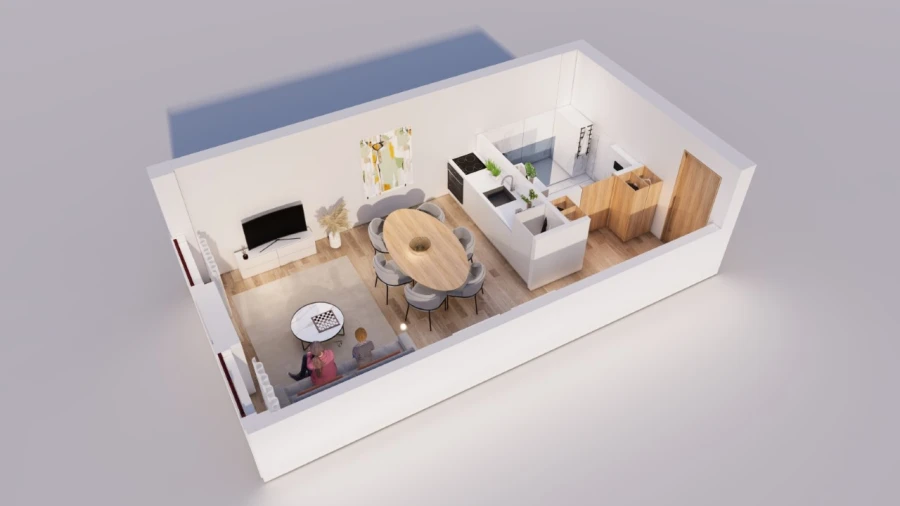 Apartamento para Venda em Bonfim Planta 1