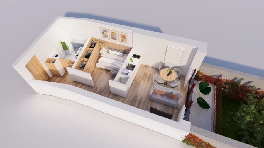 Apartamento para Venda em Bonfim Planta 1