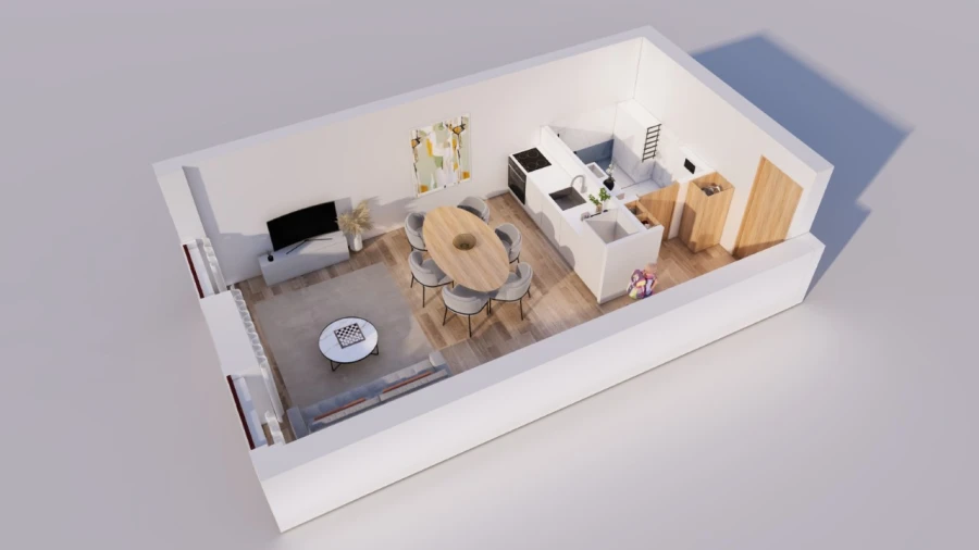Apartamento para Venda em Bonfim Planta 1