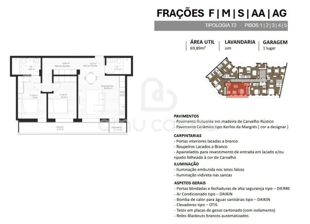 Apartamento T2 para Venda em Esgueira Foto 20