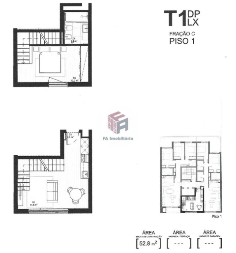 Apartamento T1 para Venda em Matosinhos e Leça da Palmeira