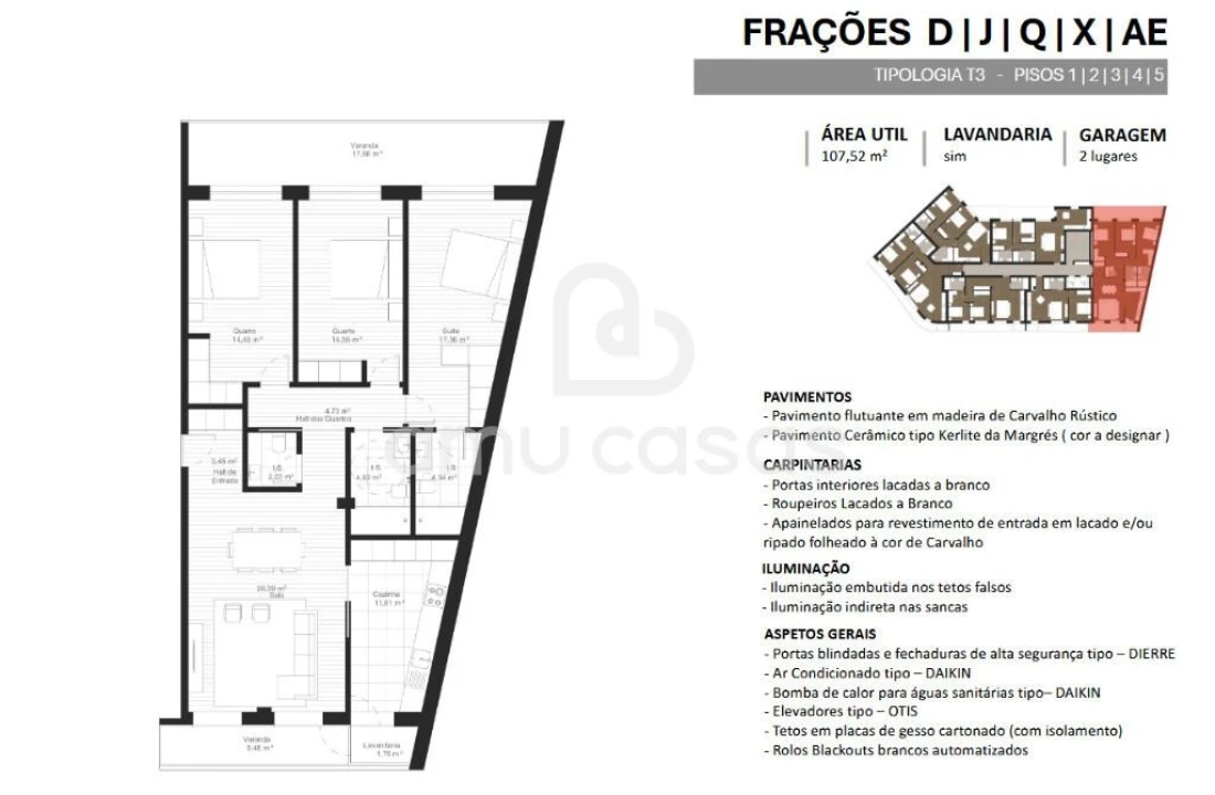 Apartamento T3 para Venda em Esgueira Foto 20