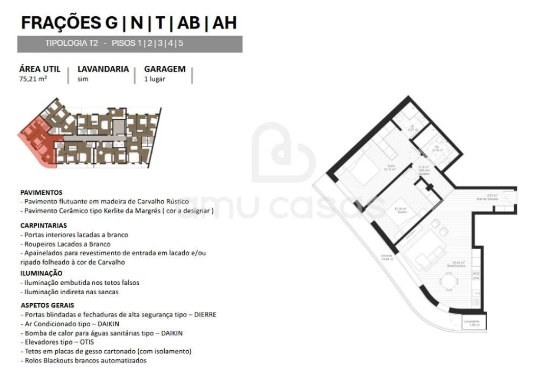 Apartamento T2 para Venda em Esgueira Foto 18