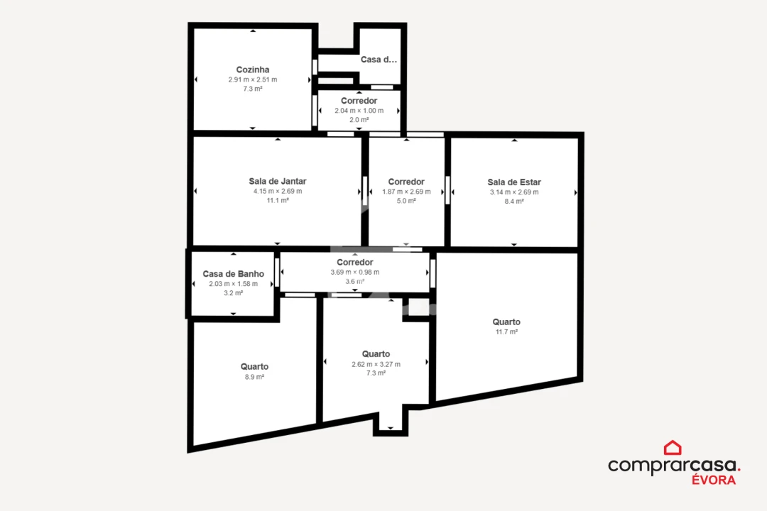 Apartamento T4 para Venda em Évora (São Mamede, Sé, São Pedro e Santo Antão) Foto 17