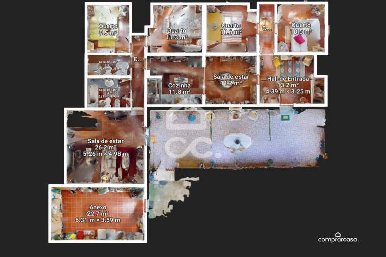 Quinta T4 para Venda em São Bento do Mato Foto 23