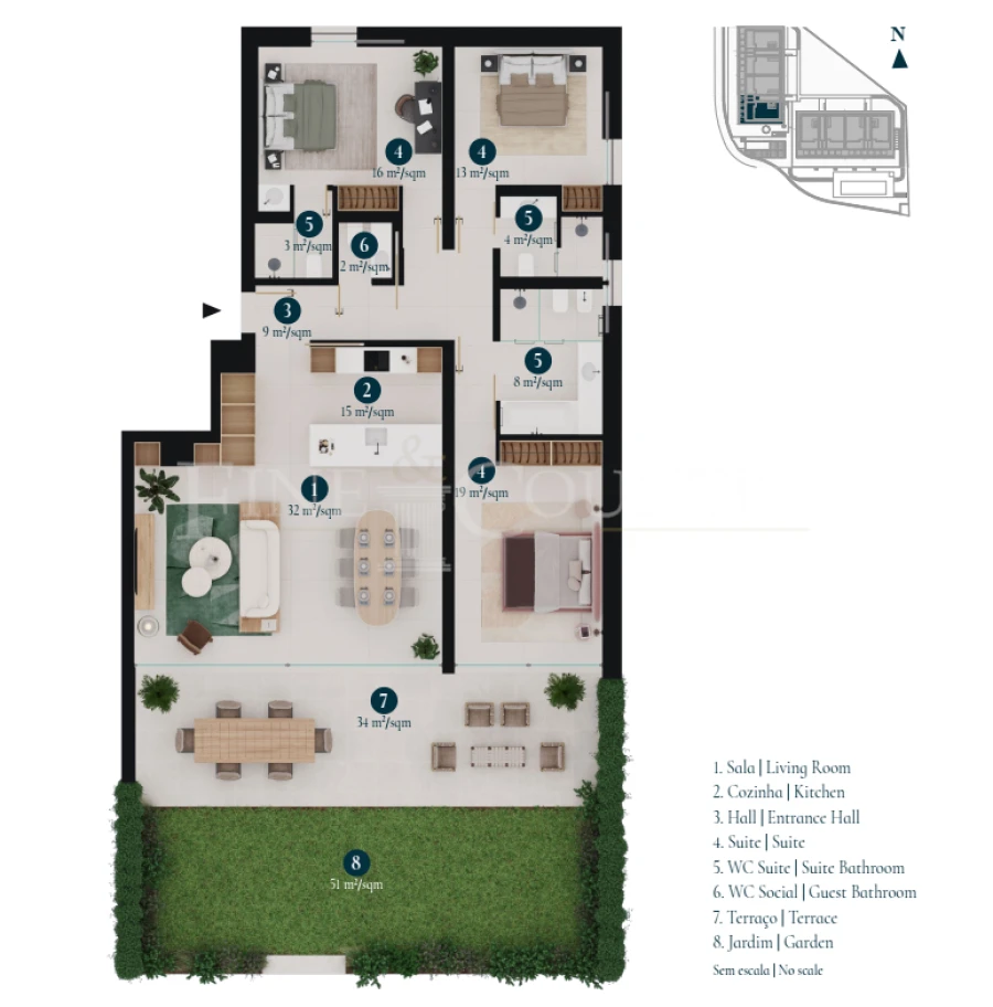 Apartamento T3 para Venda em Alvor Foto 13