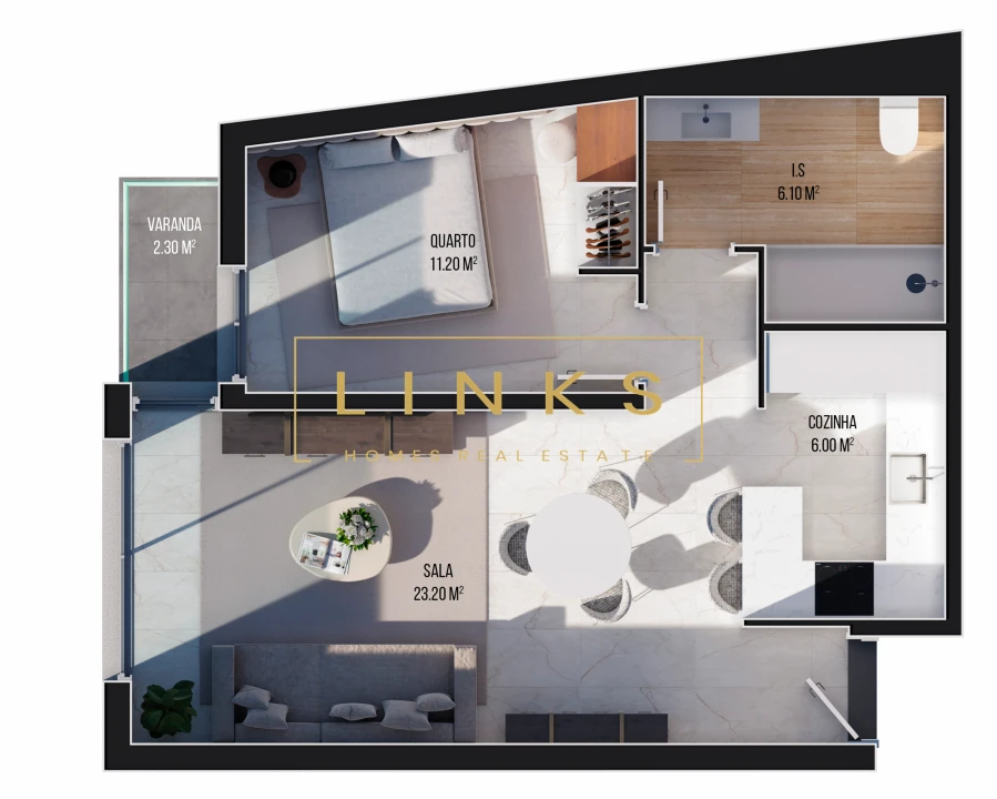 Apartamento T1 para Venda em Ribeira Brava Foto 22