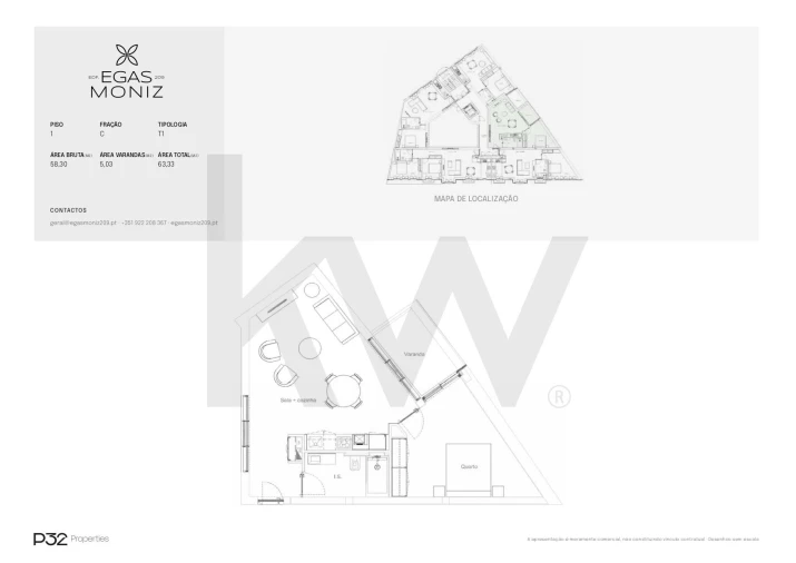 Apartamento T1 para Venda em Cedofeita, Santo Ildefonso, Sé, Miragaia, São Nicolau e Vitória Foto 13