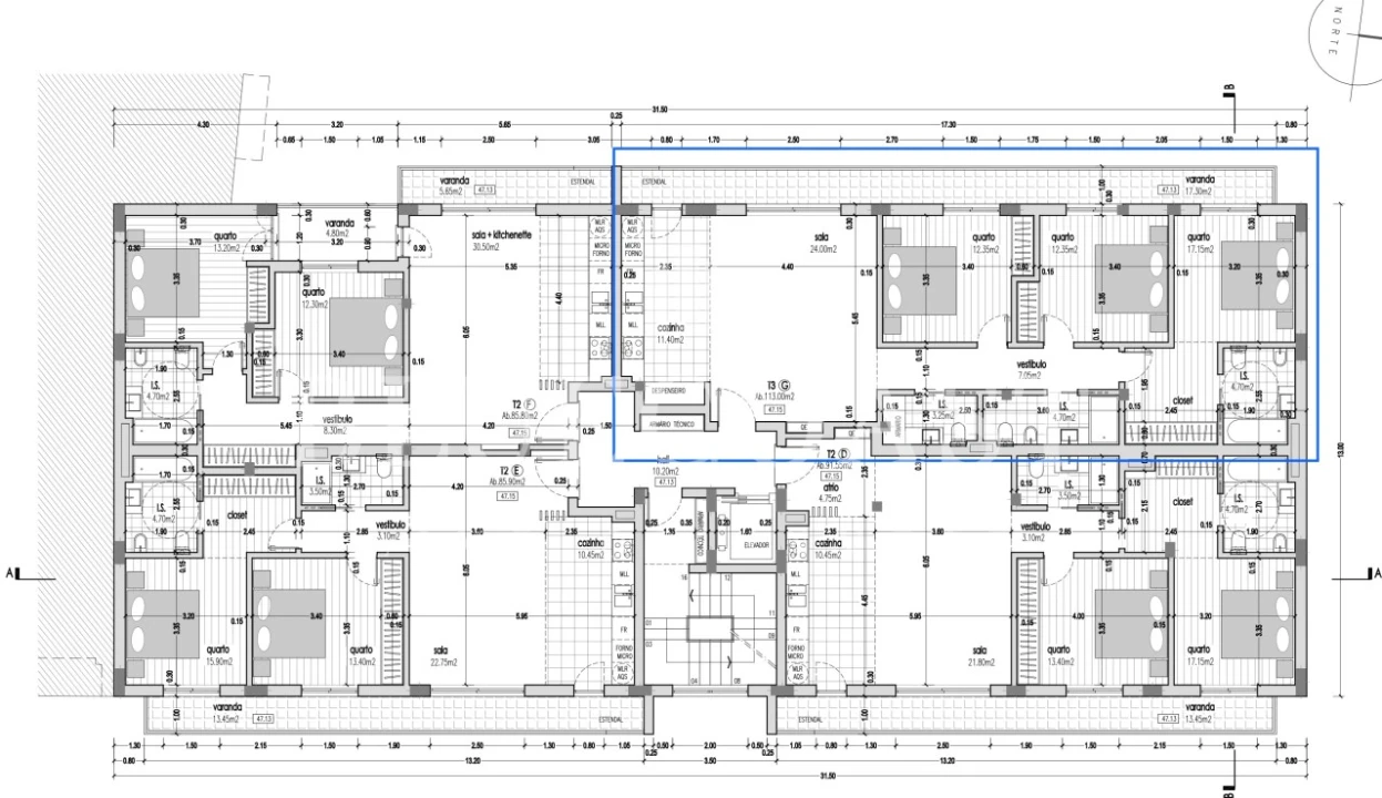 Apartamento T3 para Venda em Pinhal Novo Foto 2