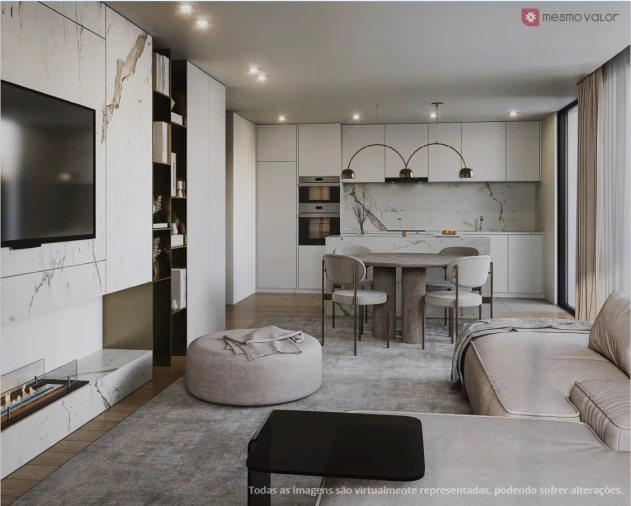 Apartamento T1 para Venda em Canidelo Foto 3