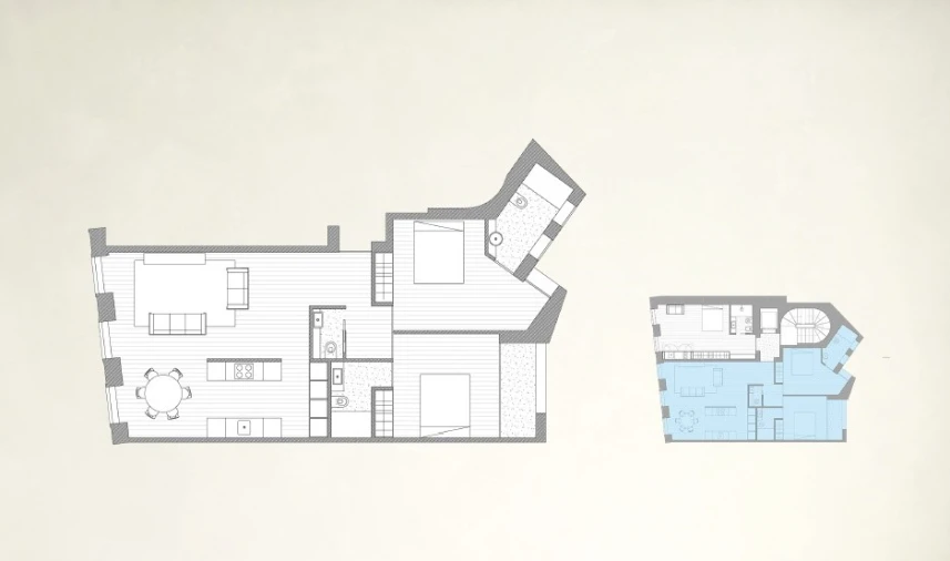 Apartamento T2 para Venda em Cedofeita, Santo Ildefonso, Sé, Miragaia, São Nicolau e Vitória Planta 1