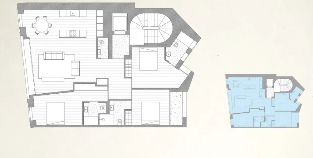 Apartamento T3 para Venda em Cedofeita, Santo Ildefonso, Sé, Miragaia, São Nicolau e Vitória Planta 1