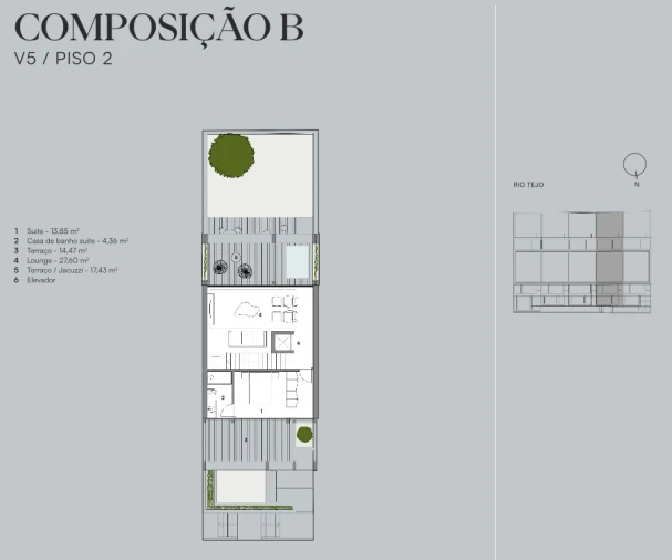 Moradia T5 para Venda em Alcantara Planta 1