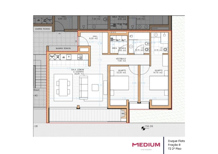 Apartamento T2 para Venda em Vila Nova de Famalicão e Calendário Foto 19