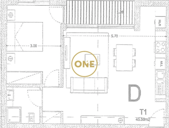 Apartamento T1 para Venda em Vila Nova de Famalicão e Calendário Foto 2