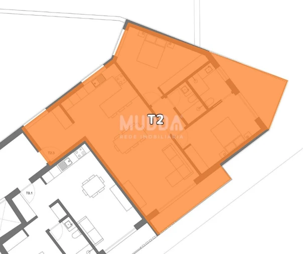 Apartamento T2 para Venda em Sé, Santa Maria e Meixedo Foto 10