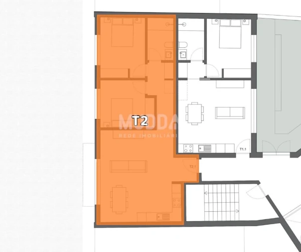 Apartamento T2 para Venda em Sé, Santa Maria e Meixedo Foto 10